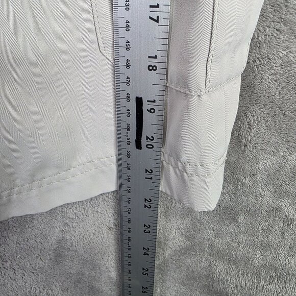 Mens Island Republic Beige Cargo Shorts 100% Polyester 10" Inseam Size 36 - Picture 8 of 9